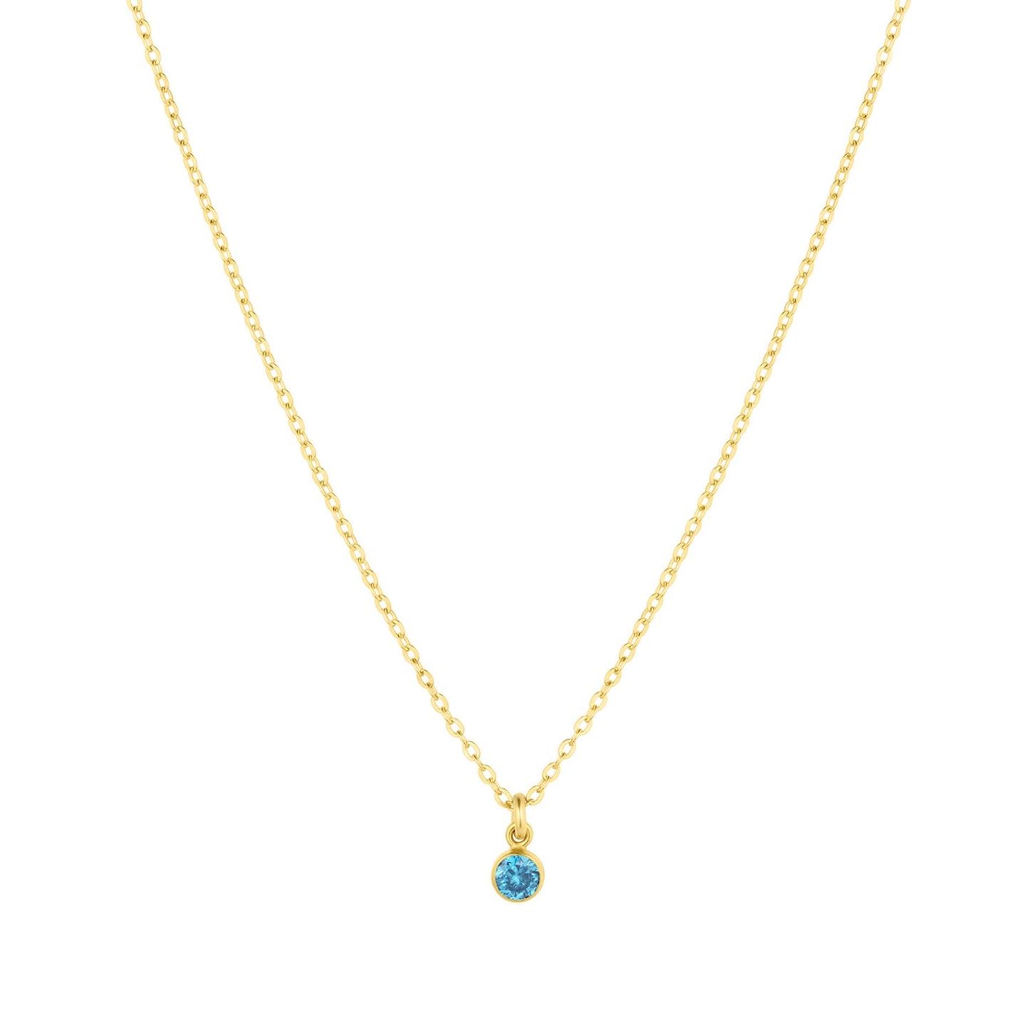 Birthstone Charm Necklace