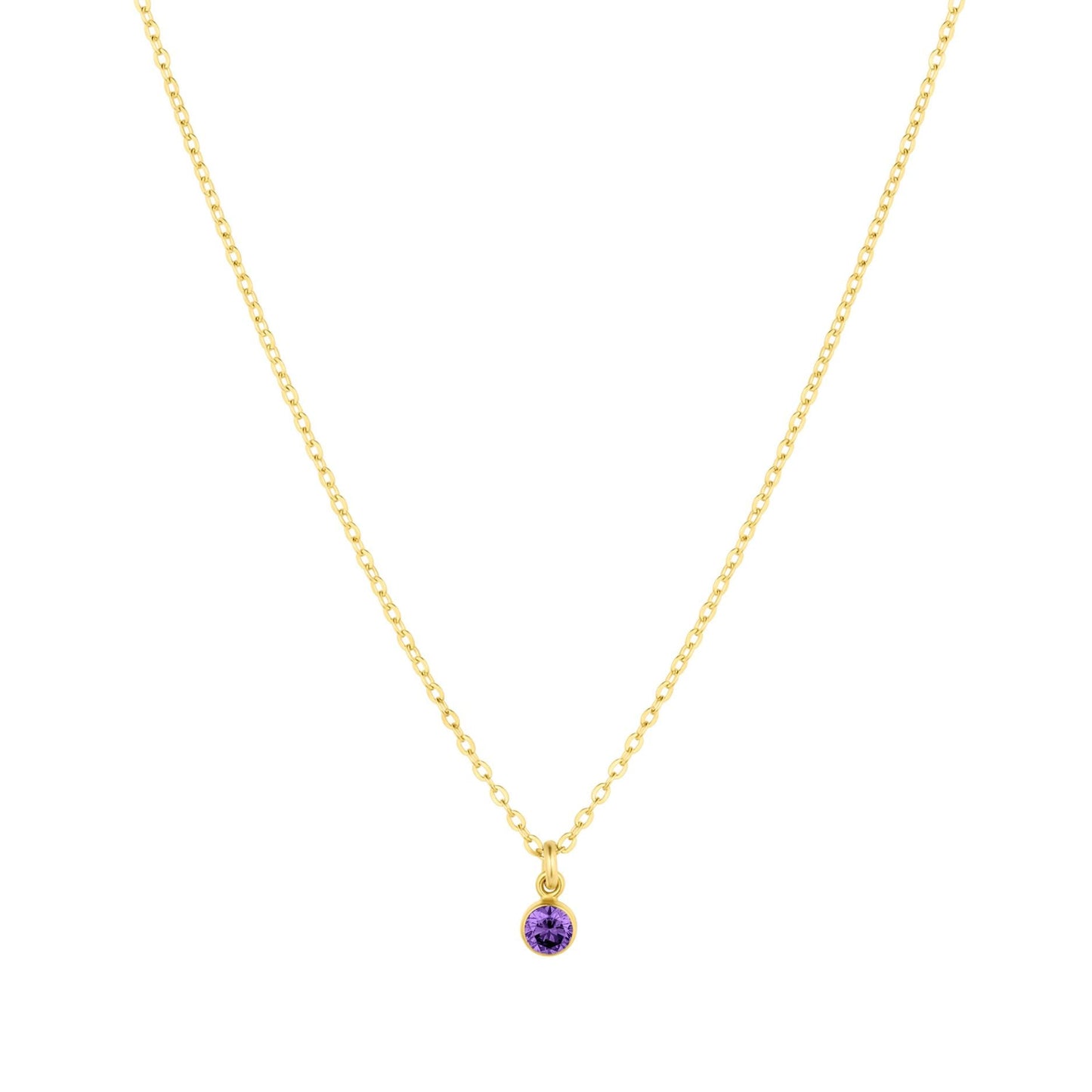 Birthstone Charm Necklace