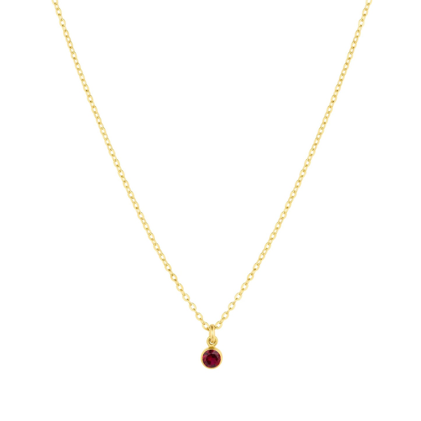 Birthstone Charm Necklace
