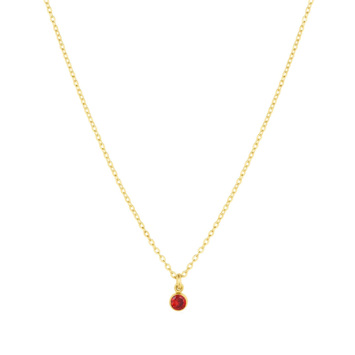 Birthstone Charm Necklace