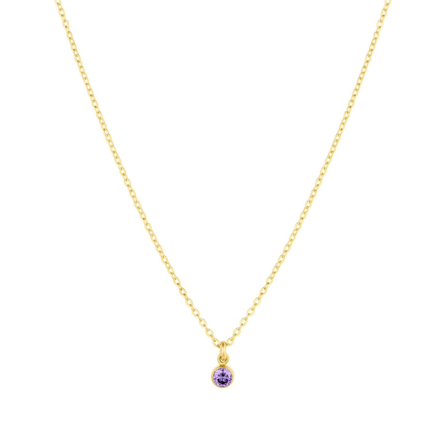Birthstone Charm Necklace