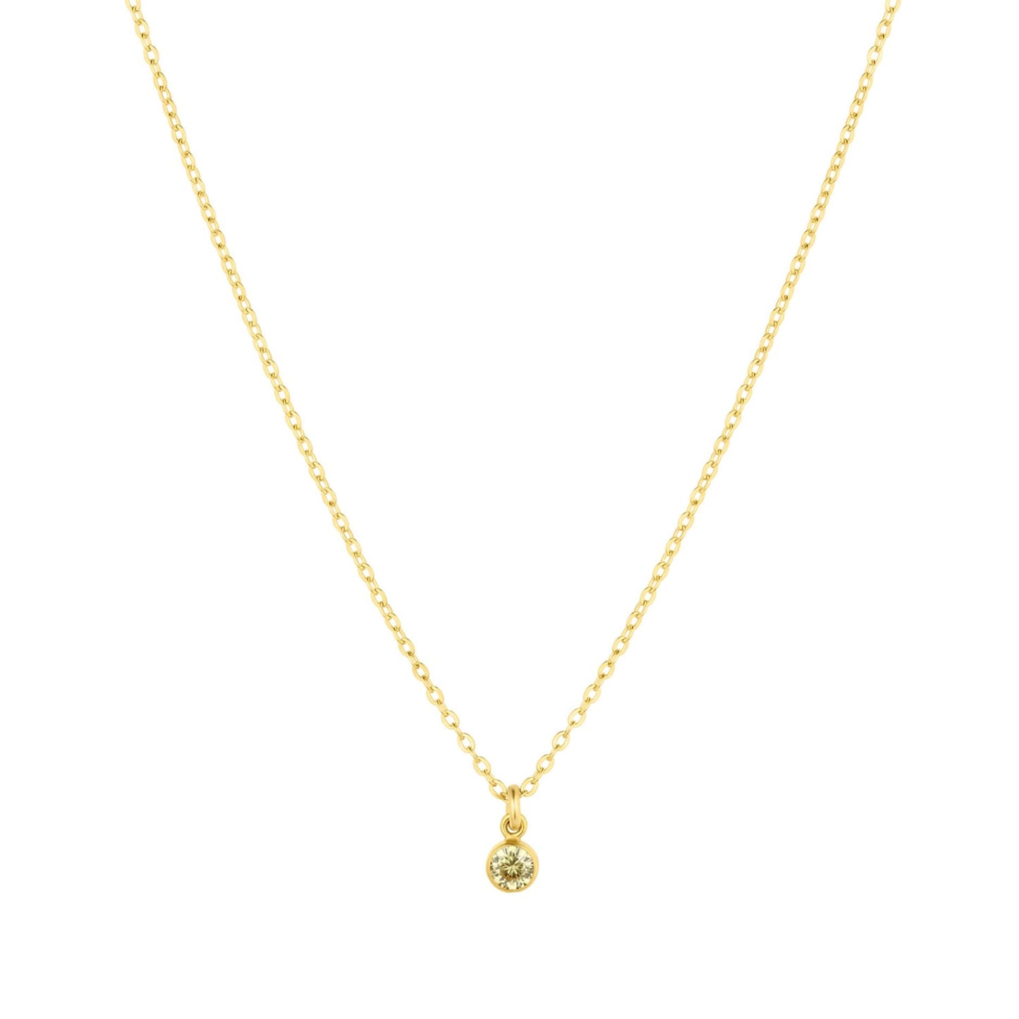 Birthstone Charm Necklace