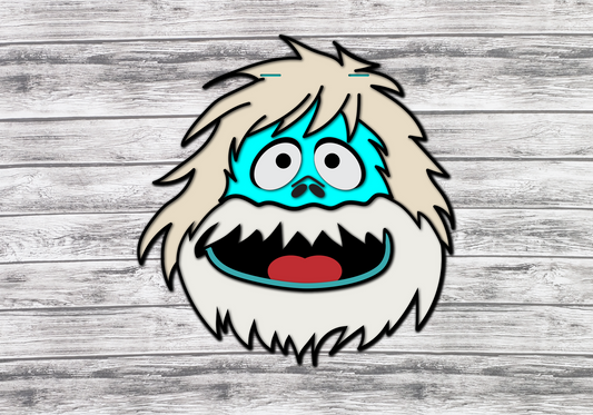 Bumble Abominable Snowman Rudolph Door Hanger - Finished