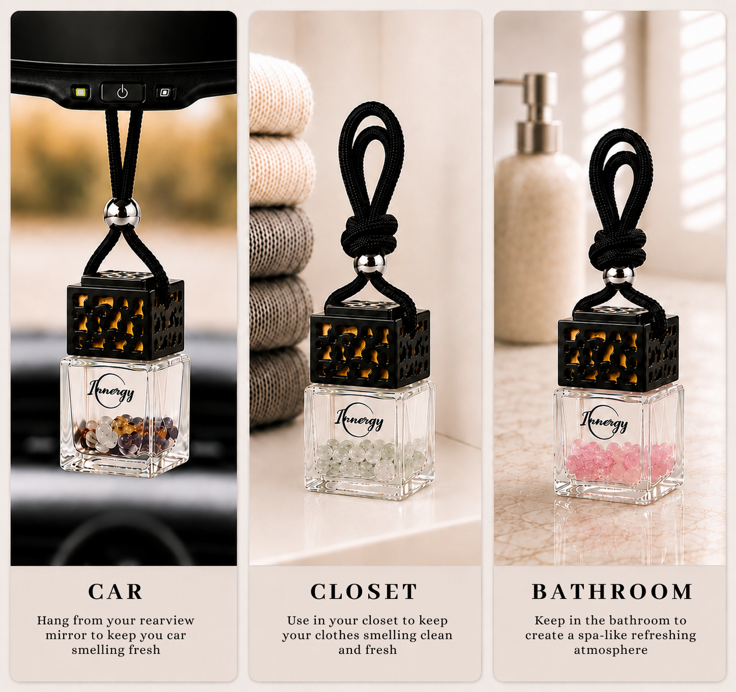 Botanical Gin and Juniper Crystal-Enhanced Oil Diffuser, Car Air Freshener, 8ml