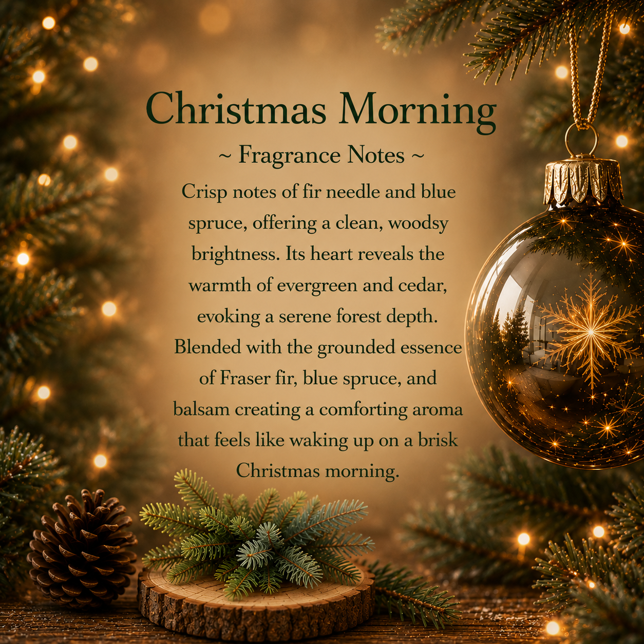 Limited Edition: Christmas Morning Crystal Candle, 10oz