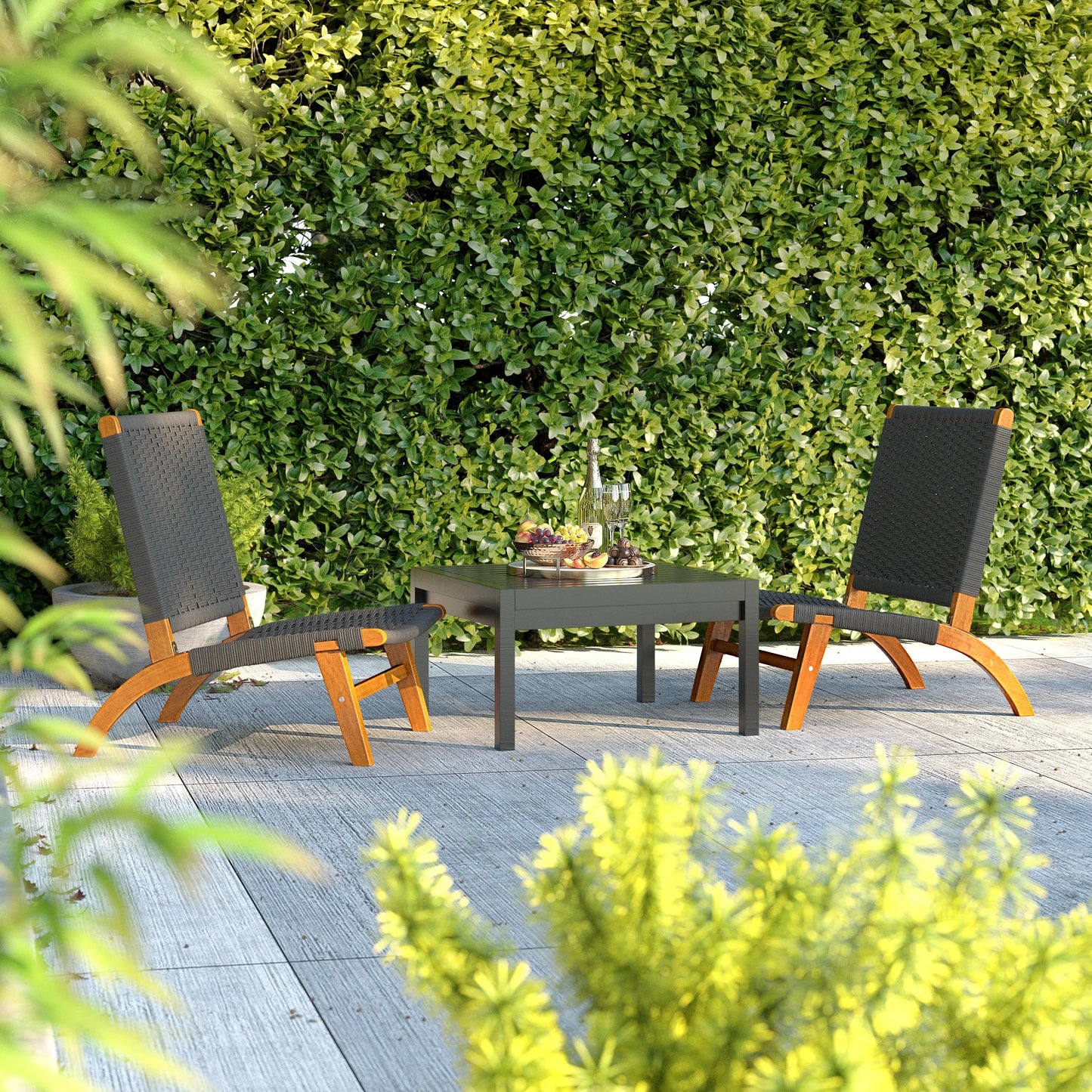 Costa Rica Outdoor Modern Lounge Chair