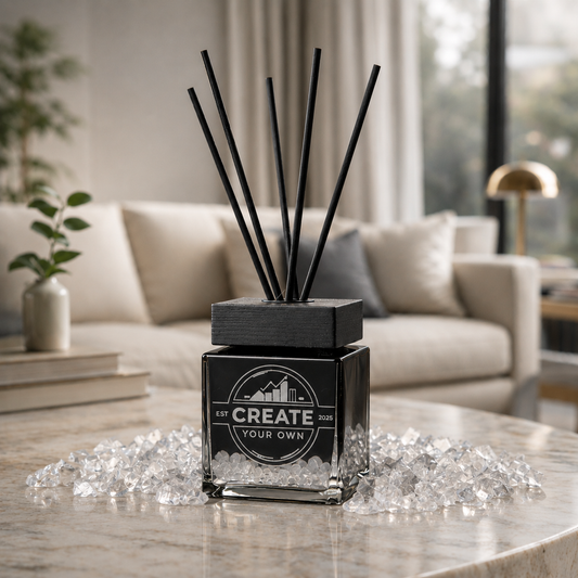 Custom Engraved Crystal Diffuser, 100ml