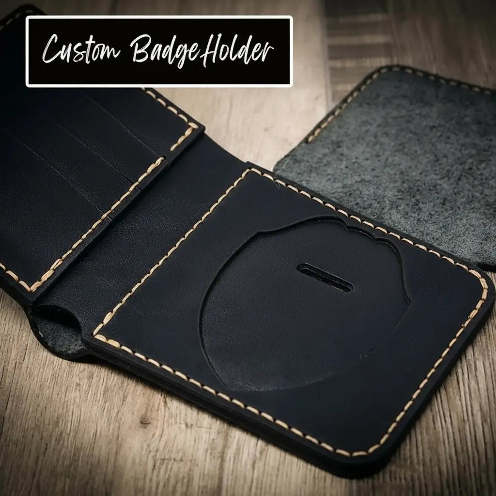 Badge Vertical Wallet - Chestnut