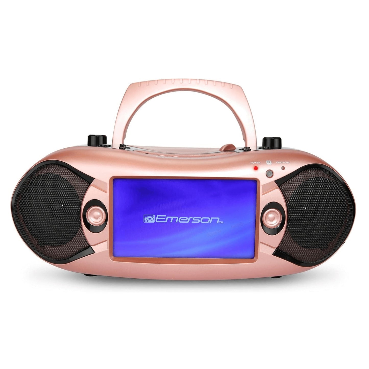 7" Bluetooth DVD Boombox with AMFM Radio & Stereo Speakers