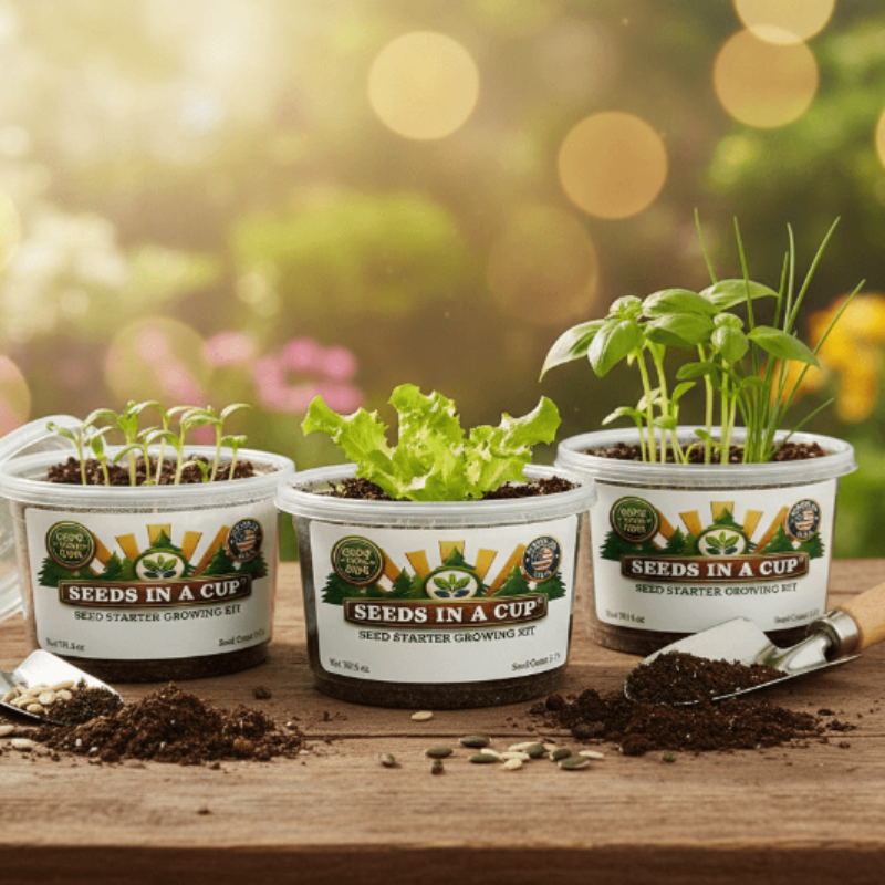 Black Cherry Tree Grow Kit | Grow Cherry Tree from Seed | Seeds In A Cup®