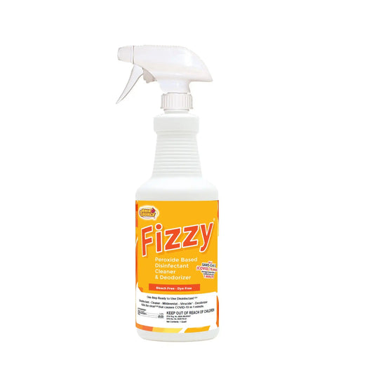Fizzy RTU Peroxide Disinfectant Cleaner – 32 oz Quart