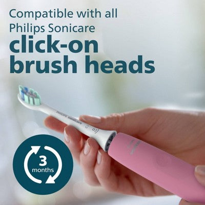 Philips Sonicare 4100 Plaque Control Rechargeable Electric Toothbrush HX3681/26 Deep Pink - Imperfect Box