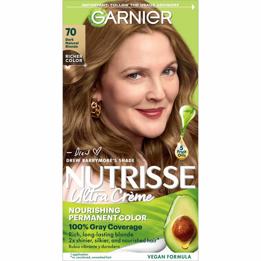 Garnier Nutrisse Ultra Color Nourishing Color Creme 70 Dark Natural Blonde