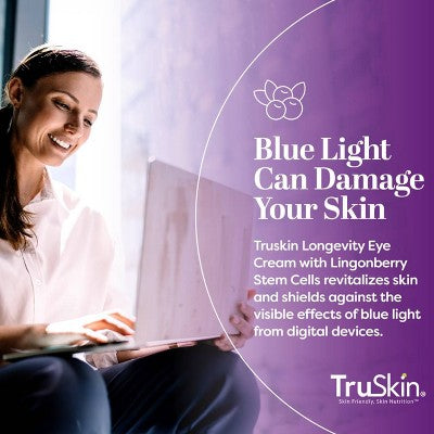 TruSkin Depuffing Longevity Eye Cream 0.5 fl oz - New