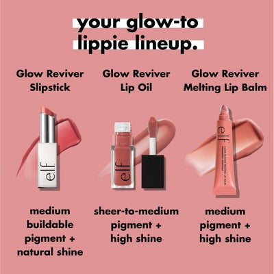e.l.f. Glow Reviver Slipstick Pink-Me Energy 0.11oz - Imperfect Box