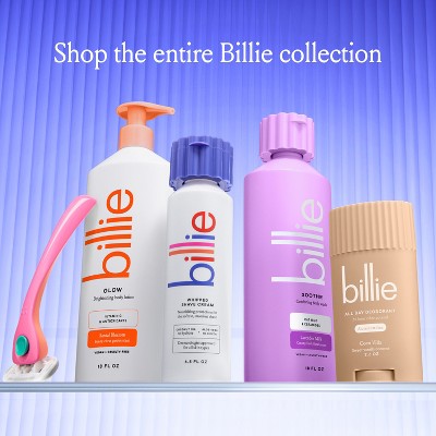 Billie Sparkle Dermaplaning Starter Kit Reusable Handle + 3 Refill Blades - Imperfect Box