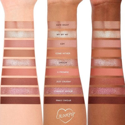 ColourPop 9-Pan Eyeshadow Makeup Palette Blush Baby 0.3oz - Imperfect Box