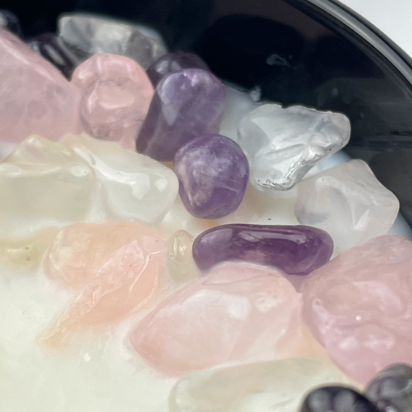 Orchid Seascape Crystal Candle, 10oz