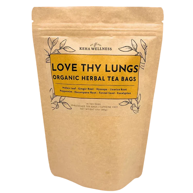 Breathe Tea Bags — Mullein & Elecampane | Organic Respiratory Herbal Tea