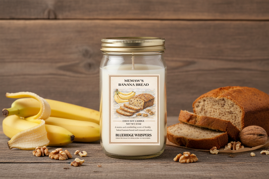 Memaw’s Banana Bread | Hand-Poured Nostalgic Kitchen Candle