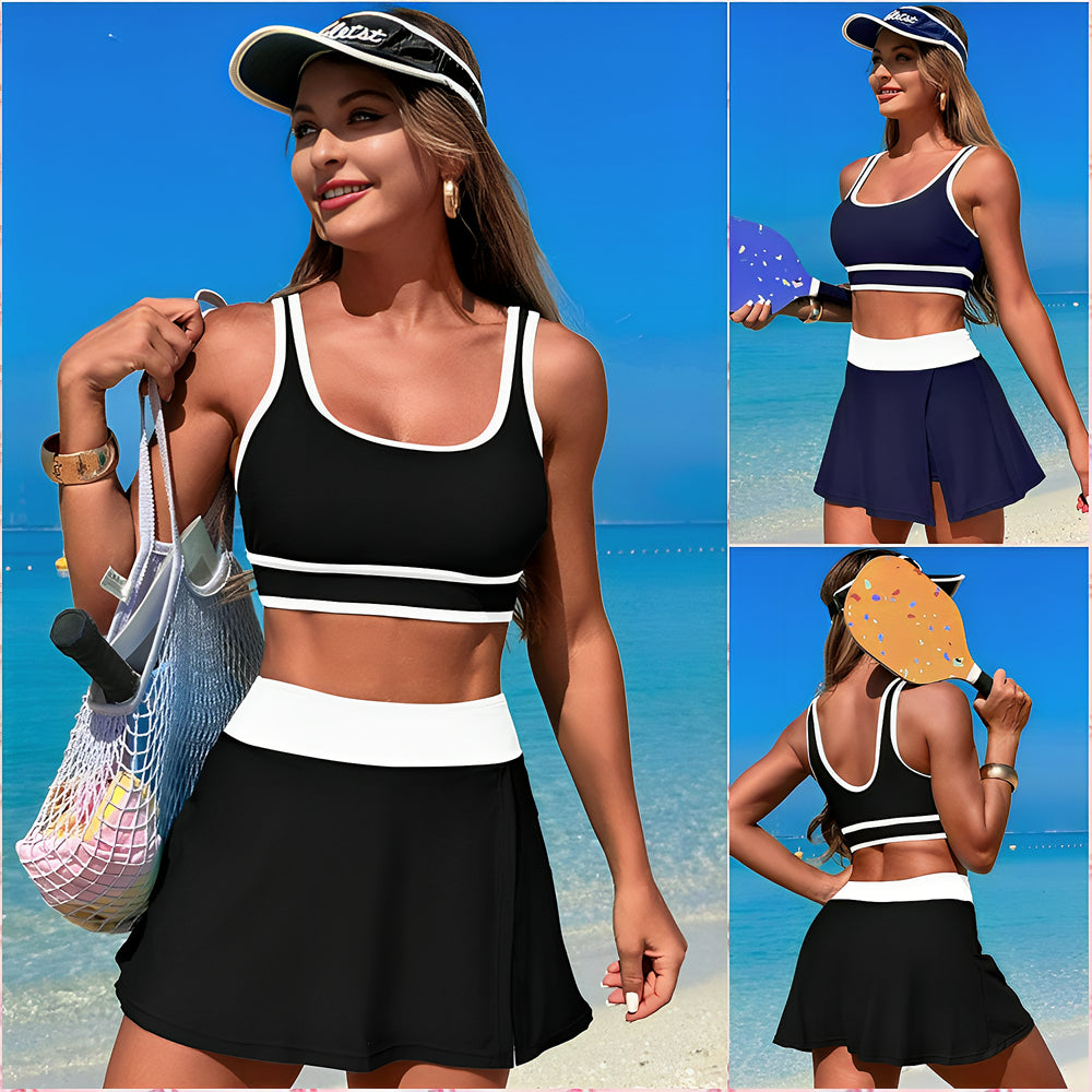 Women's Split Thigh-Length Swimming Trunks