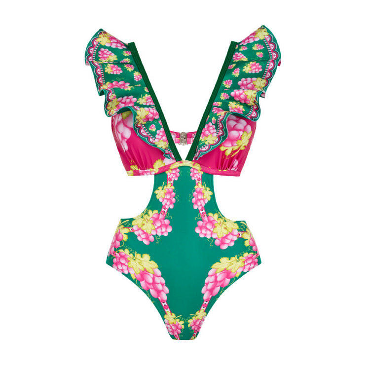 Swimsuit One-Piece Mid-Length Dress Set