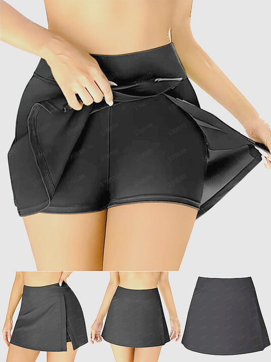 Women's Split Thigh-Length Swimming Trunks