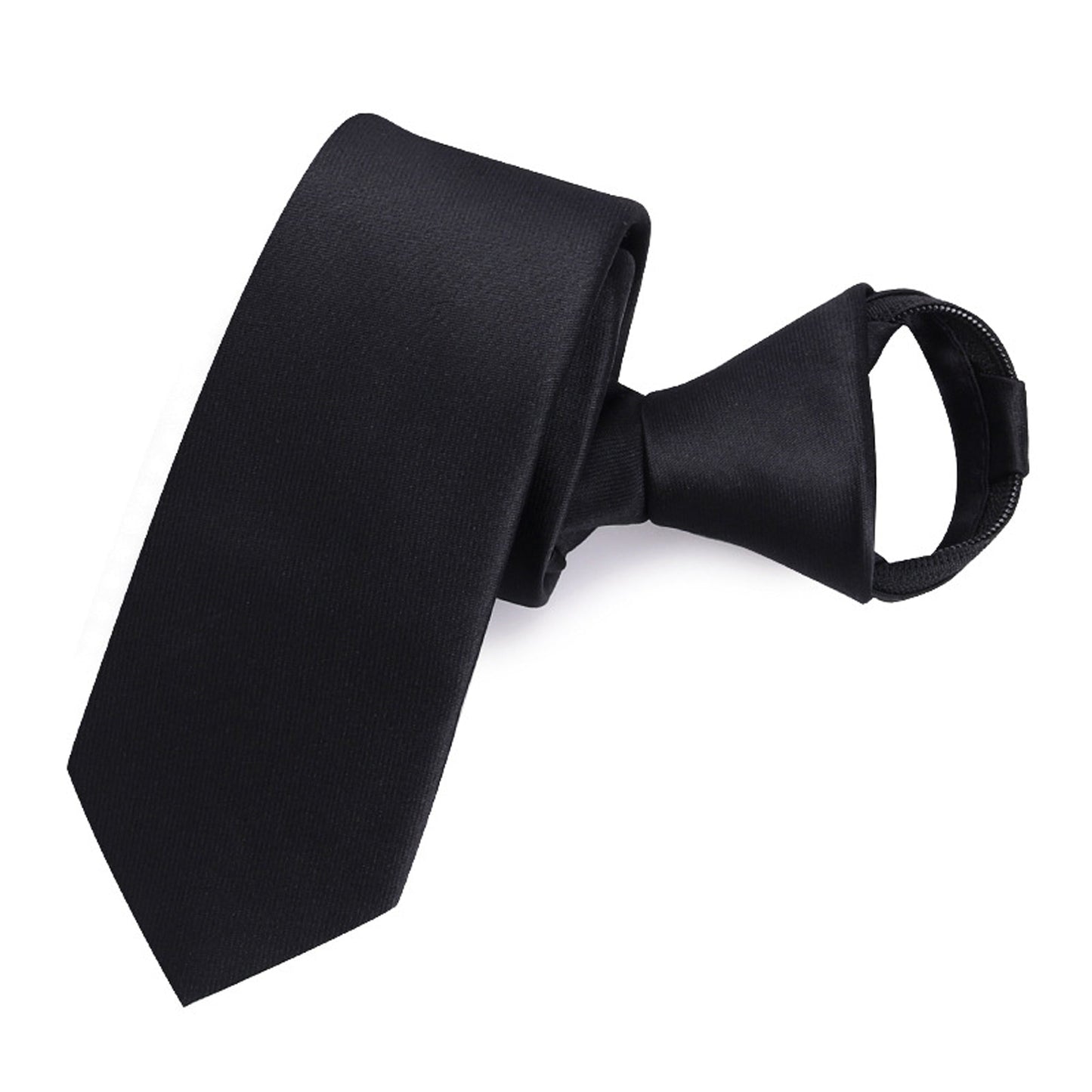 Men’s Pre-Tied Zipper Necktie – Easy Formal Wear with Tailored Look