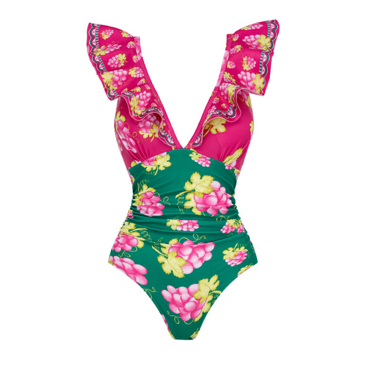 Swimsuit One-Piece Mid-Length Dress Set