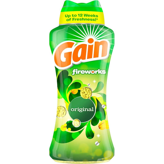 Gain Fireworks In-Wash Scent Booster Beads, Original, 9.1 Oz