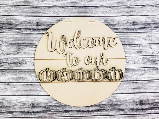 Welcome to our PATCH 18inch Door Hanger Unfinished Kit