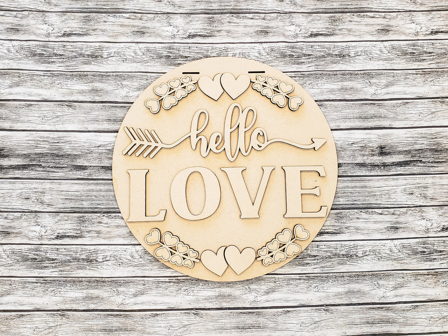 Hello LOVE Hearts and Twigs