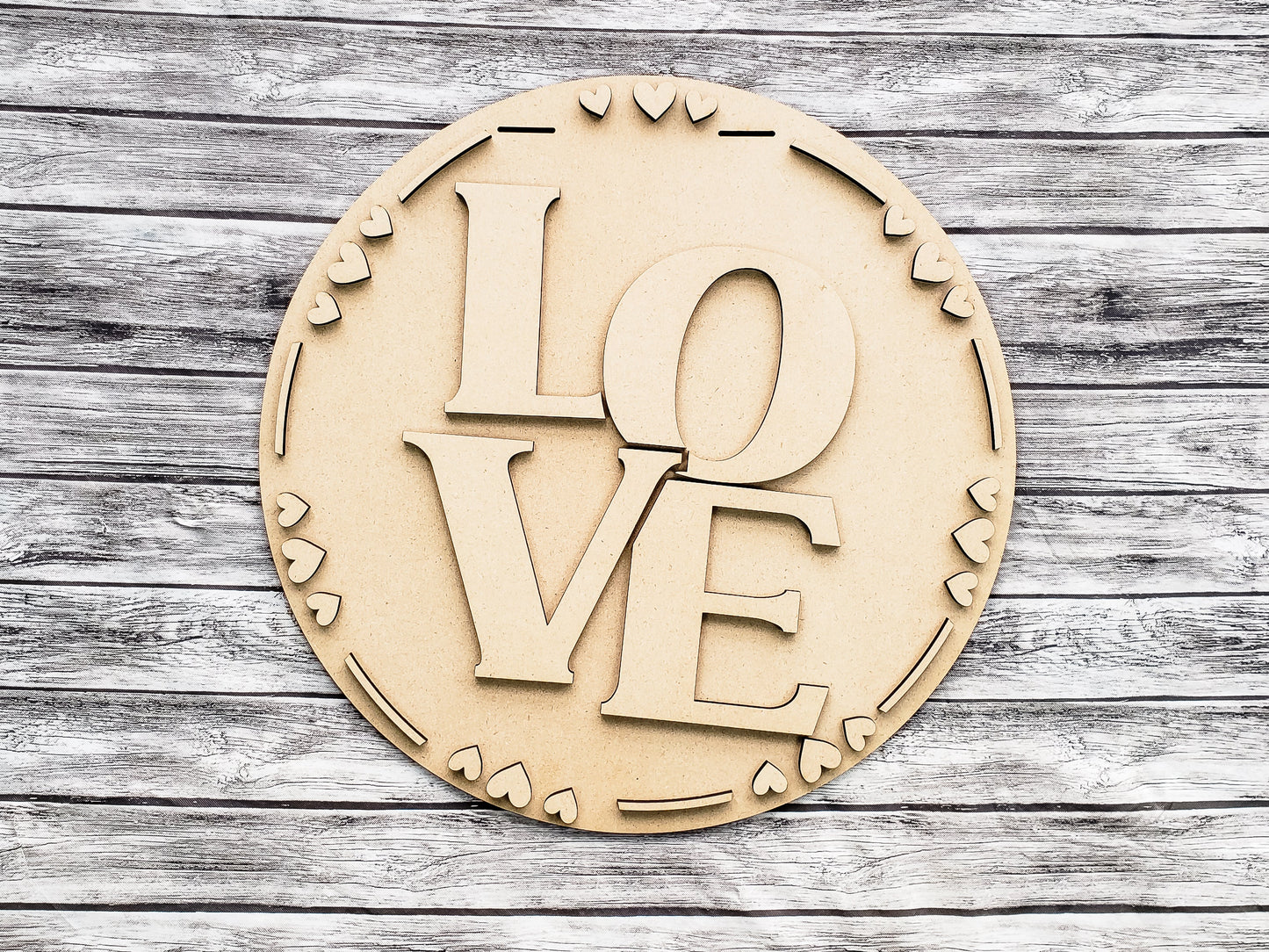 LOVE with Heart Boarder