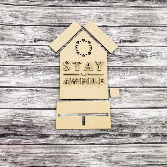 Small Standing House Unfinished Kit