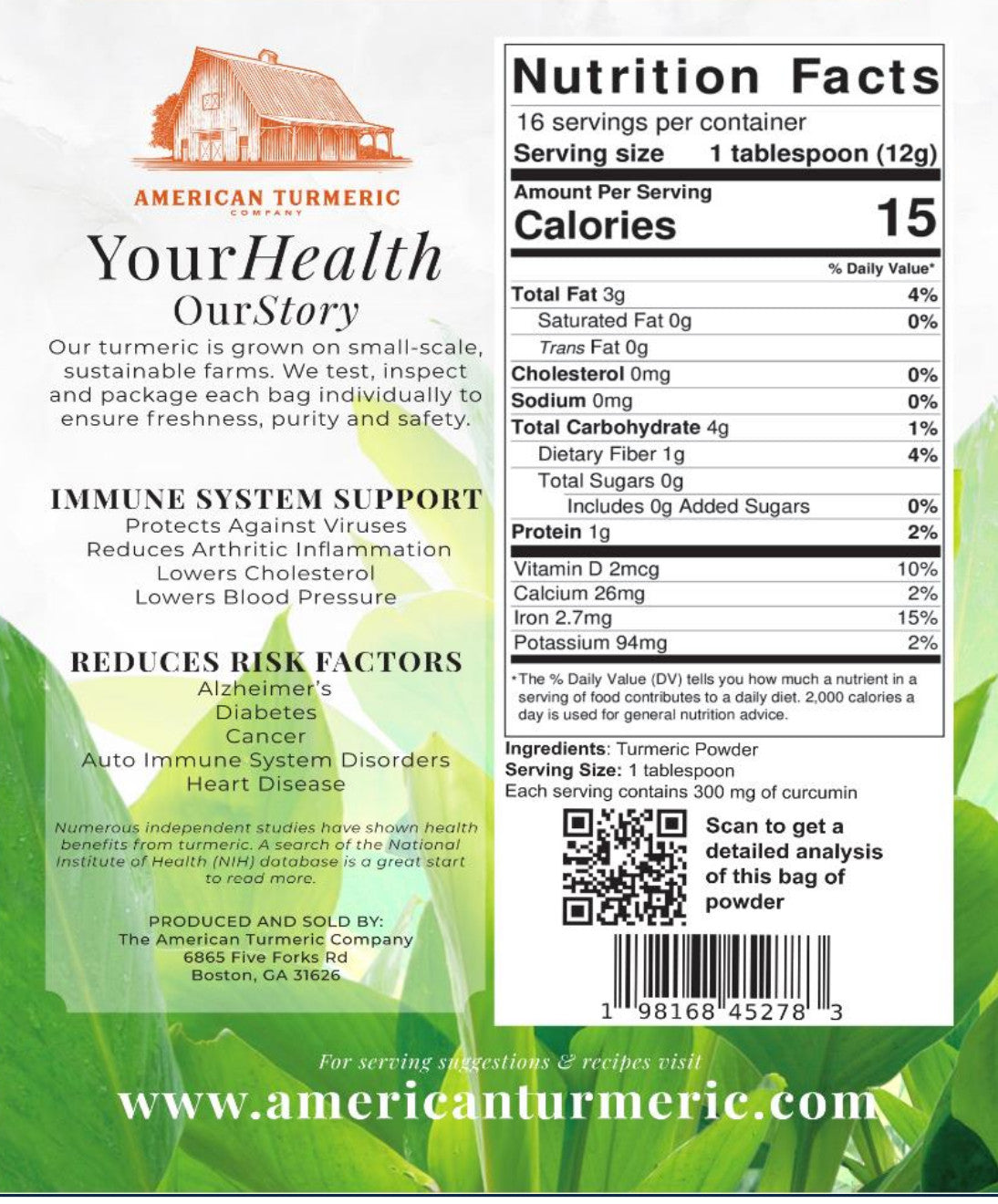 Georgia Gold Turmeric Powder