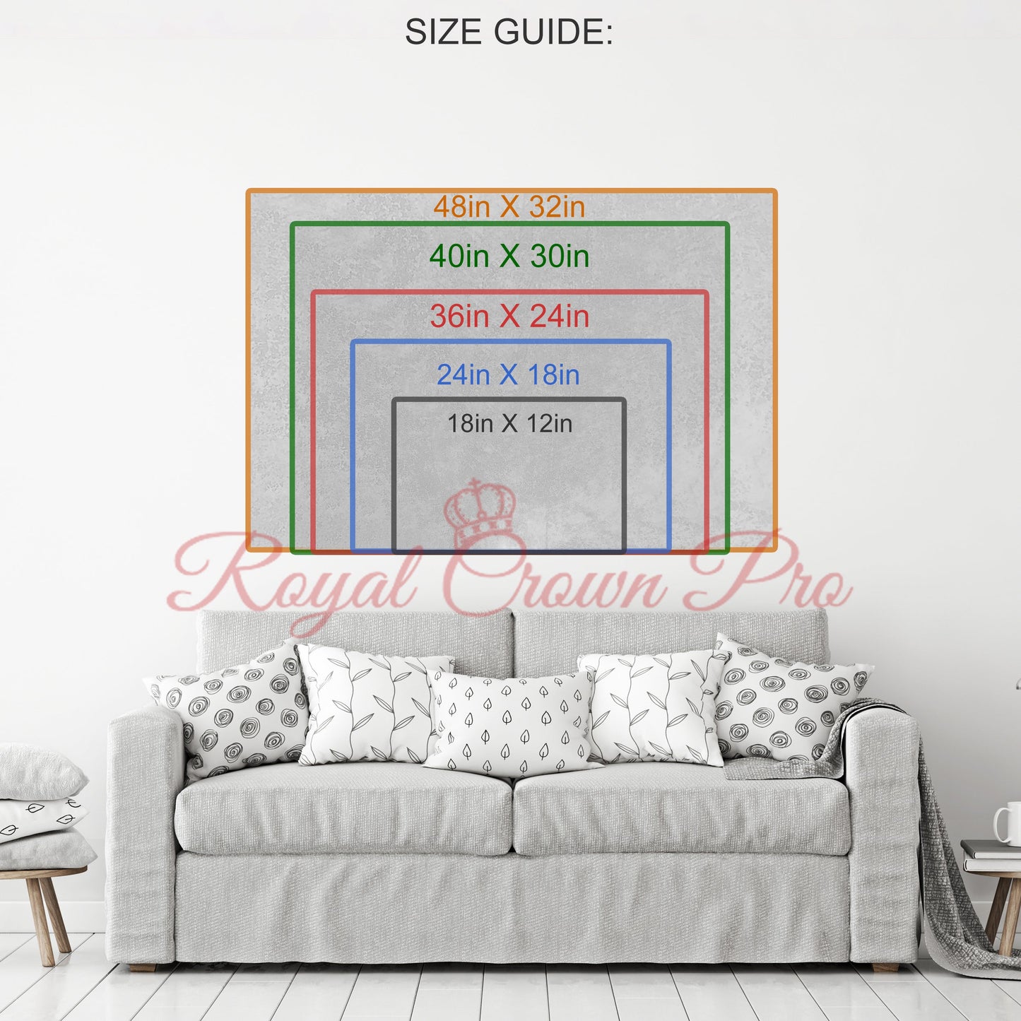 Success Canvas Wall Art, See Your Goal, Understand The Obstacles, Success Quotes, Motivational Wall Art