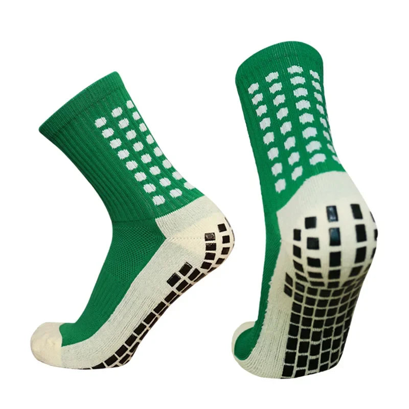 Anti-slip Soccer Socks Unisex Outdoor Sport Grip Football Socks EU 38-43 US6-9.5