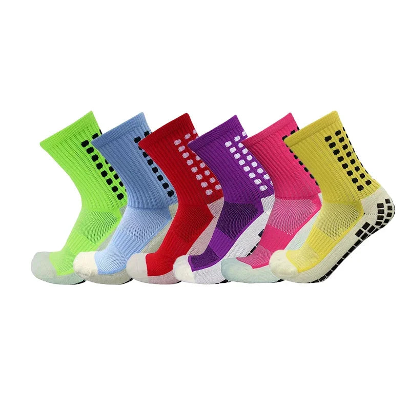 Anti-slip Soccer Socks Unisex Outdoor Sport Grip Football Socks EU 38-43 US6-9.5