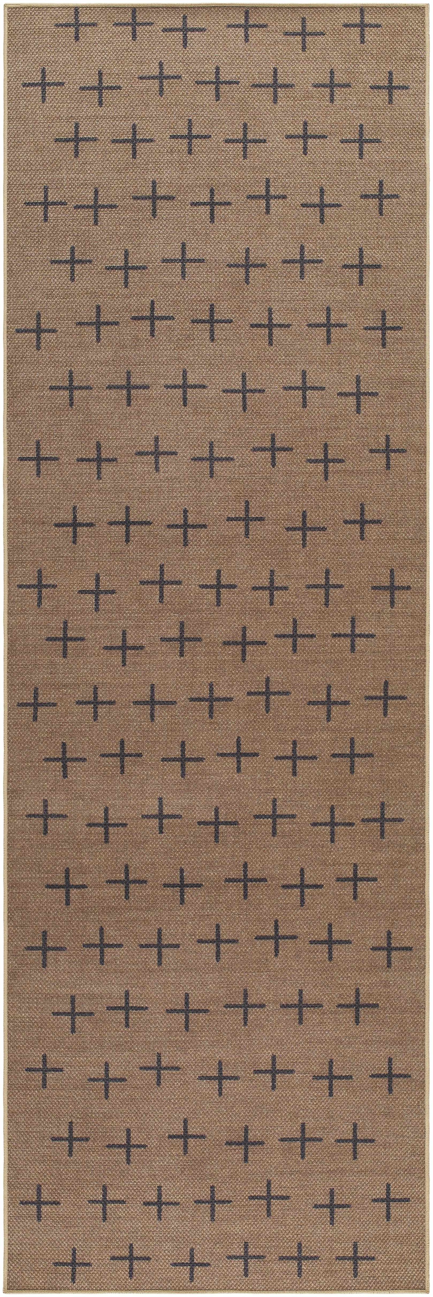 Haimi Black Washable Jutely Rug - Clearance