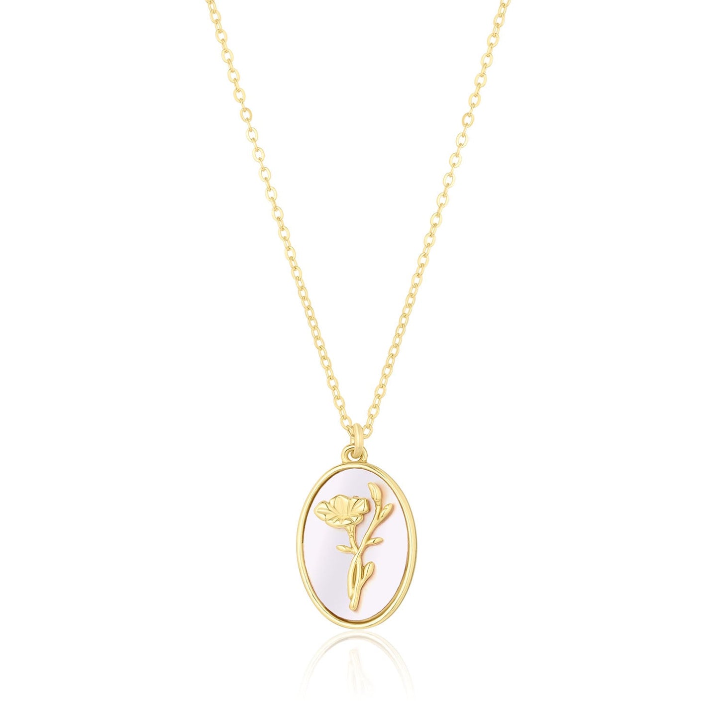 Katrina Birth Flower Necklace