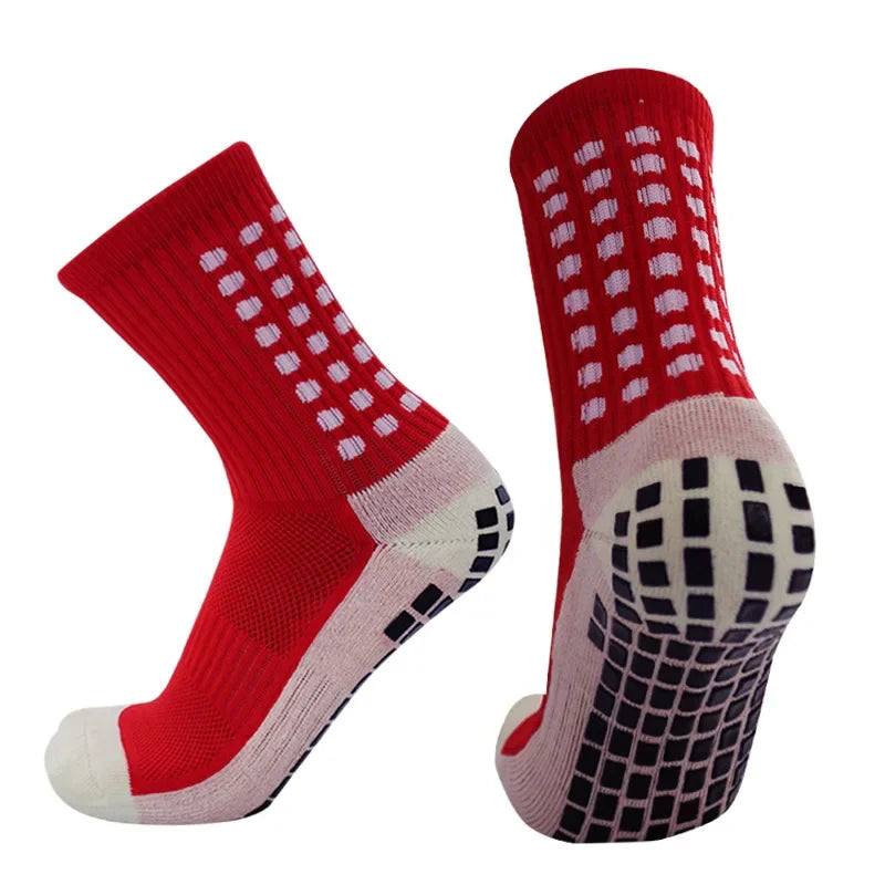 Anti-slip Soccer Socks Unisex Outdoor Sport Grip Football Socks EU 38-43 US6-9.5