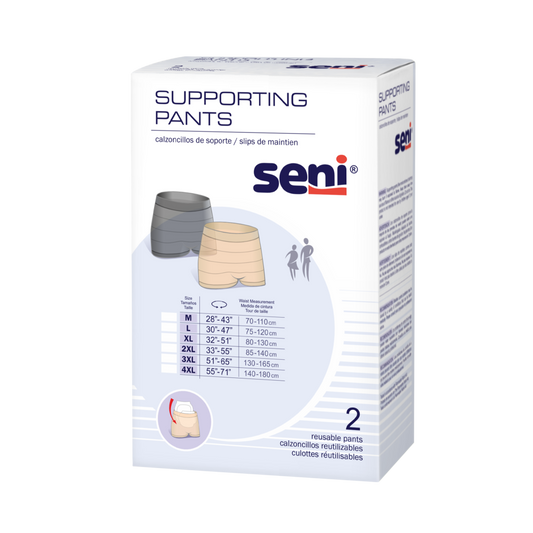 Seni Active Super Supporting Adult Pull-Up Diaper Pants, XL Size (2 Packs of 16, 32 Count Total)