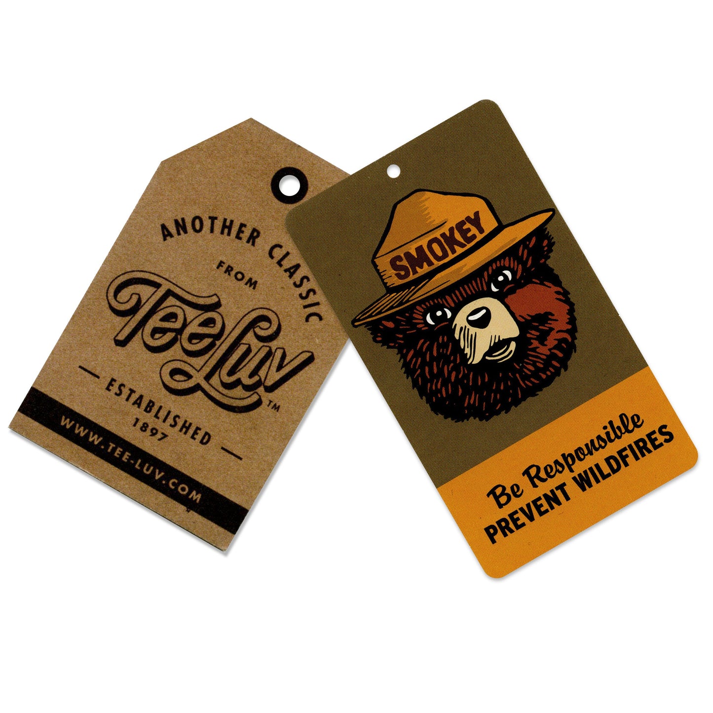 Smokey Bear Always Be Careful Prevent Wildfires Beanie - Brown