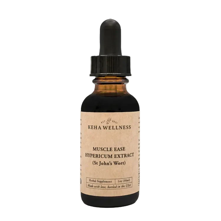 Muscle Ease — St John's Wort Tincture | Organic Herbal Extract