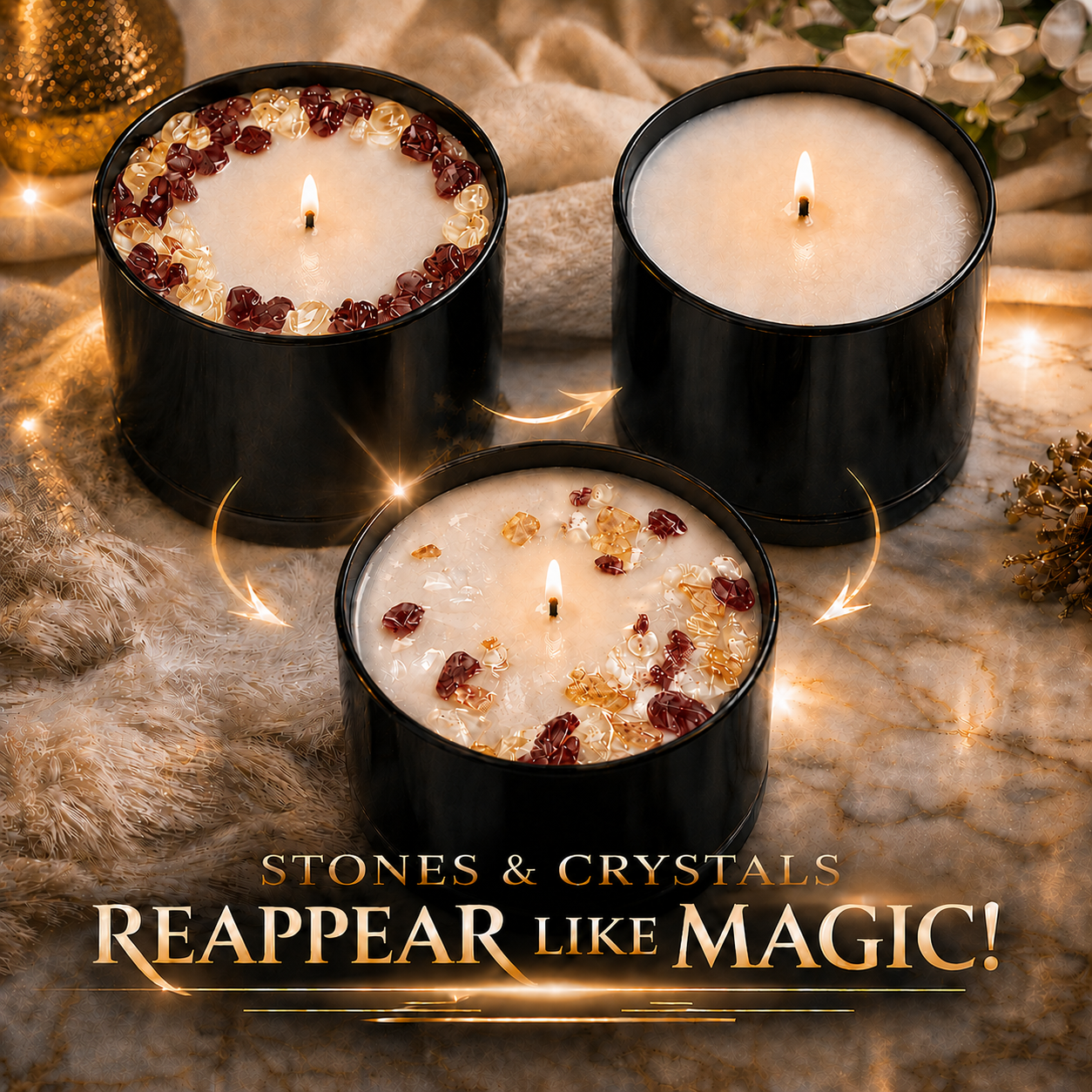 Sunshower Mist Crystal Candle, 10oz