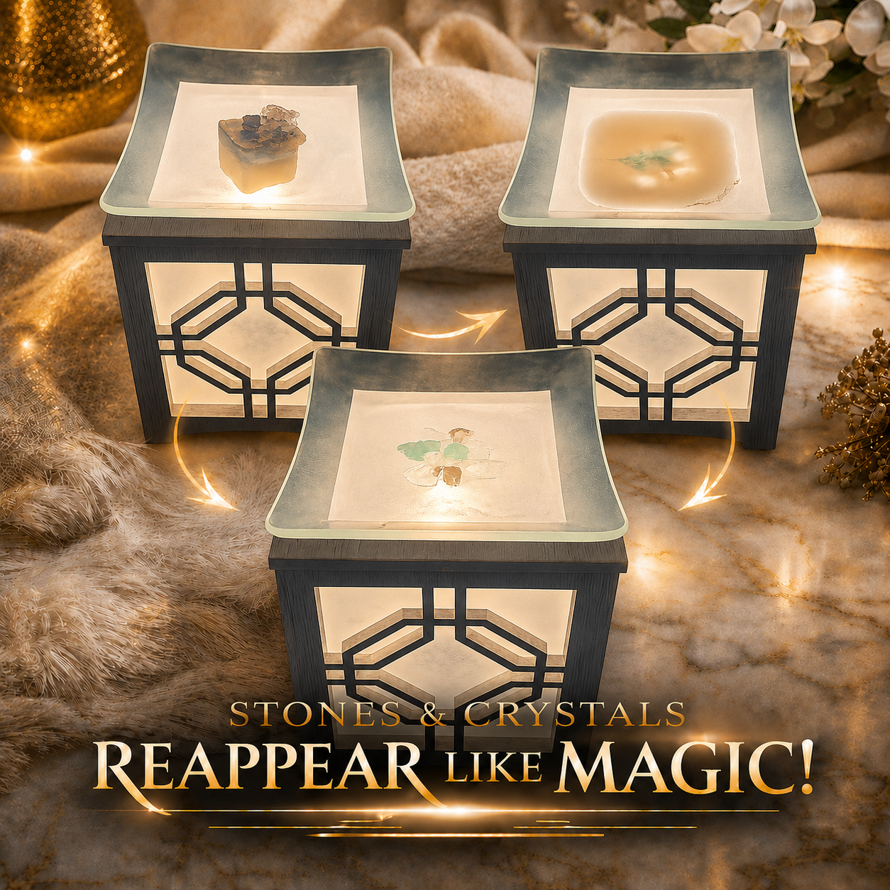 Cypress Mist Crystal-Enhanced Premium Coconut-Soy Wax Melts