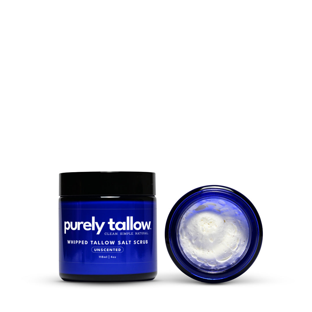 Whipped Tallow Salt Scrub