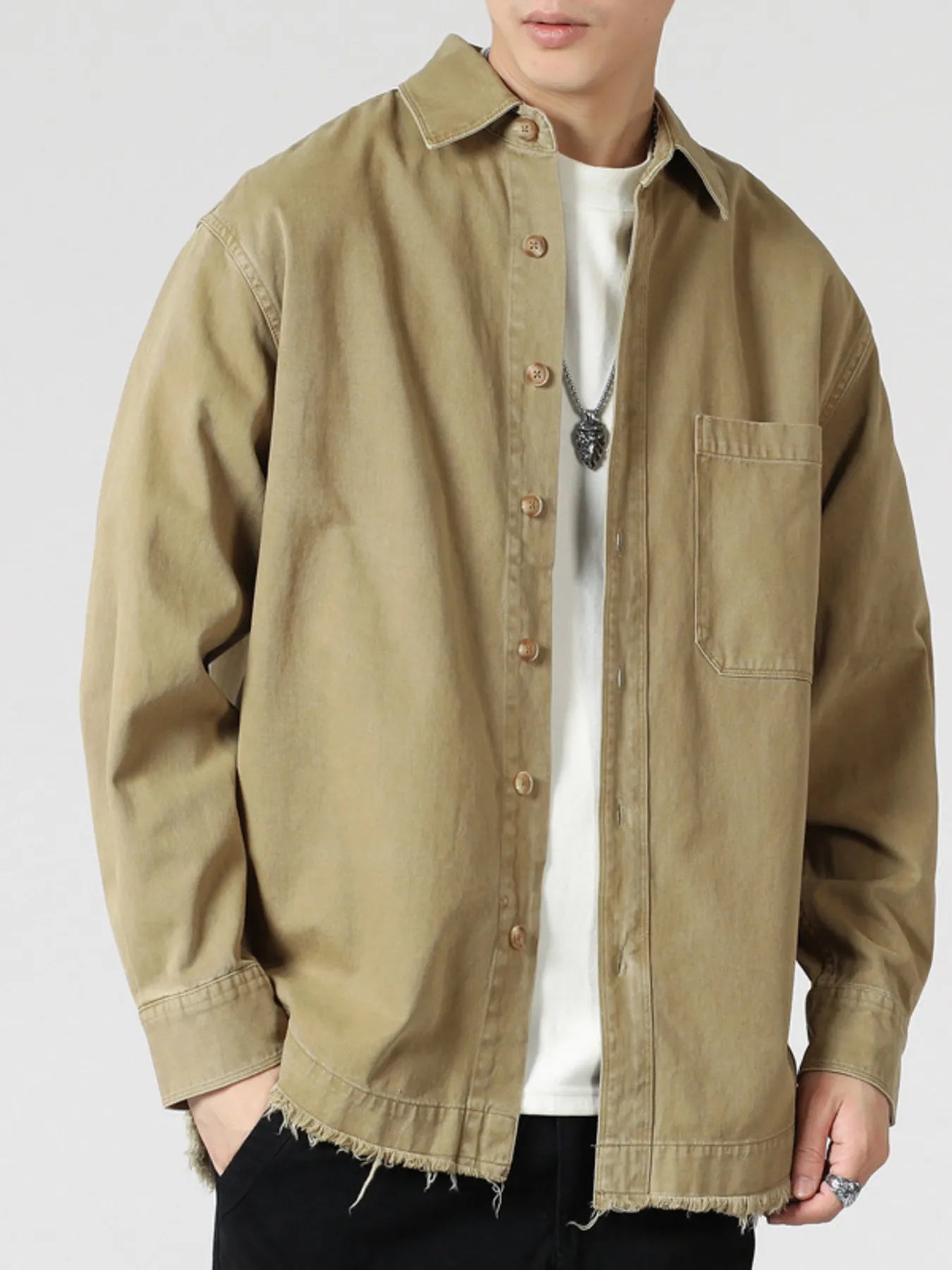 Men's Button Up Long Sleeve Shirt