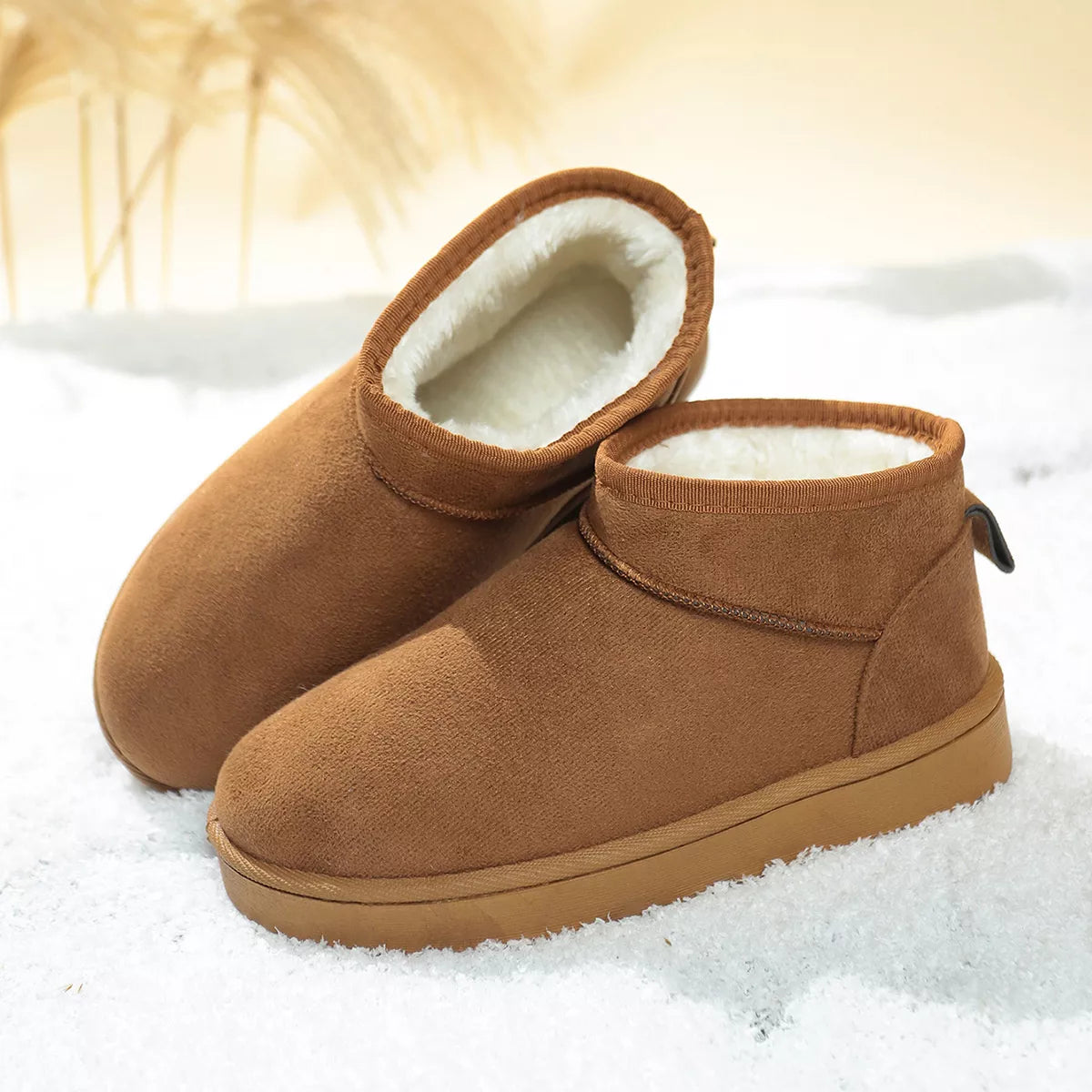 Round Toe Platform Boots