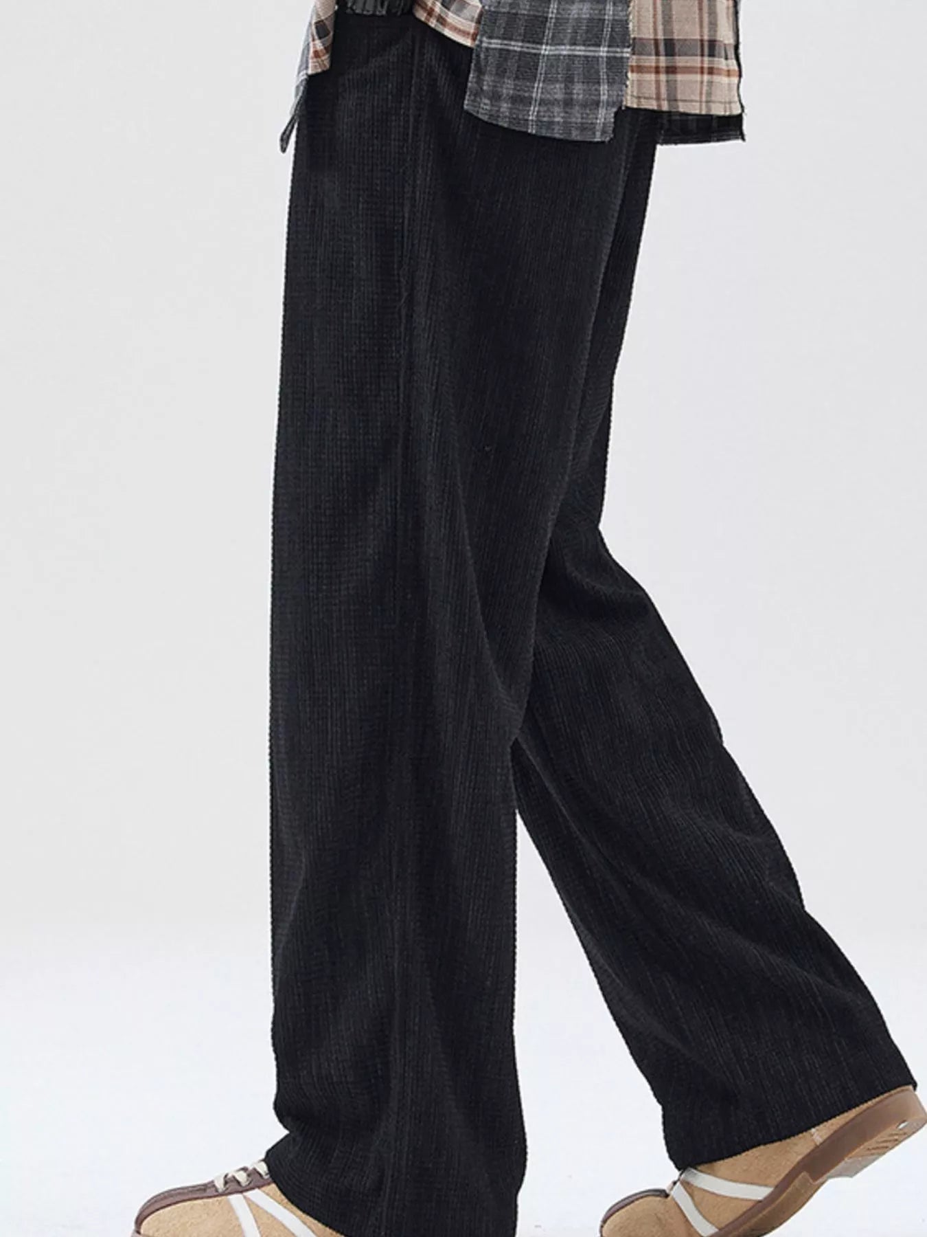 Men's Full Size Wide Leg Pants Plus Size